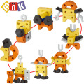 Brinquedos educativos DIY 19PCS espuma brinquedo 4 em 1 EVA bloco 10250558)